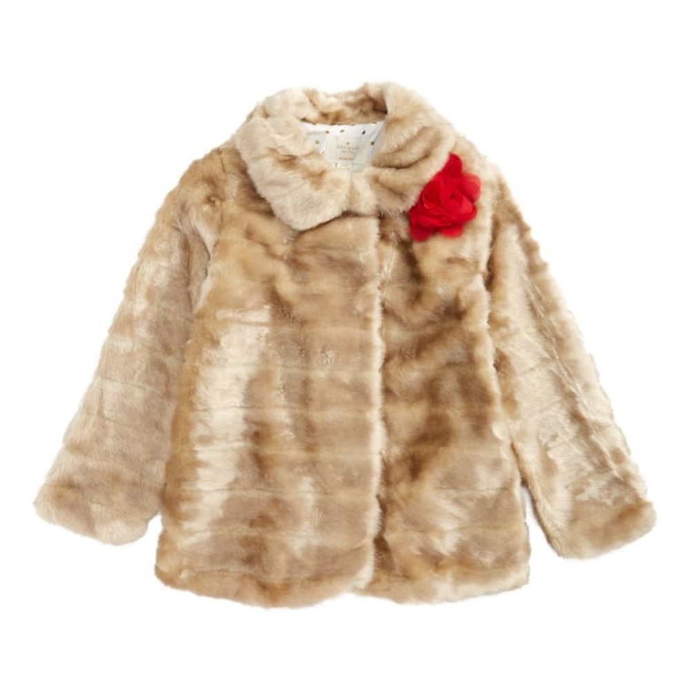Kate spade Faux fur coat